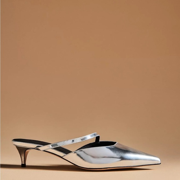 Shoe The Bear Alberte Metallic Heels - Picture 2 of 7